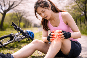 봄철 자전거 타기
